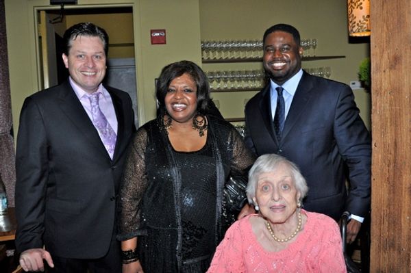 Anthony Kearns, Alfreda Burke, Rodrick Dixon and Celeste Holm Photo