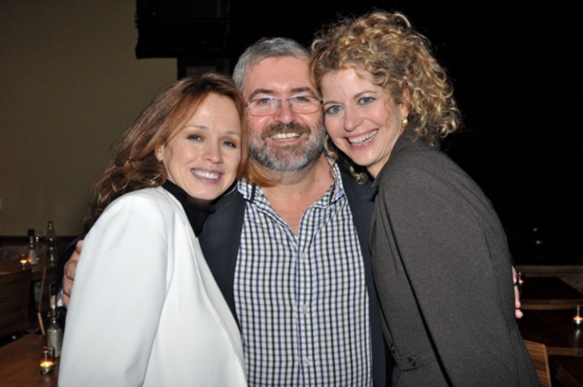 Betsy O'Connor (Producer/Project Manager, WNET.ORG), Bill Hughes and Laura Savini at 
