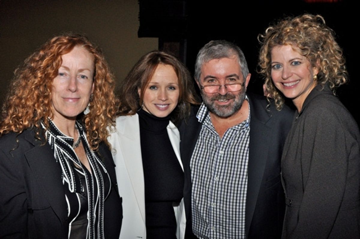 Katherine Owens (Director of Youtube 3D), Betsy O'Connor, Bill Hughes and Laura Savini at 