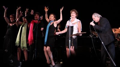 Debbie Gravitte, Lynne Lamberis, Marsha Waterbury & Donna Murphy ( The voices of Soni Photo