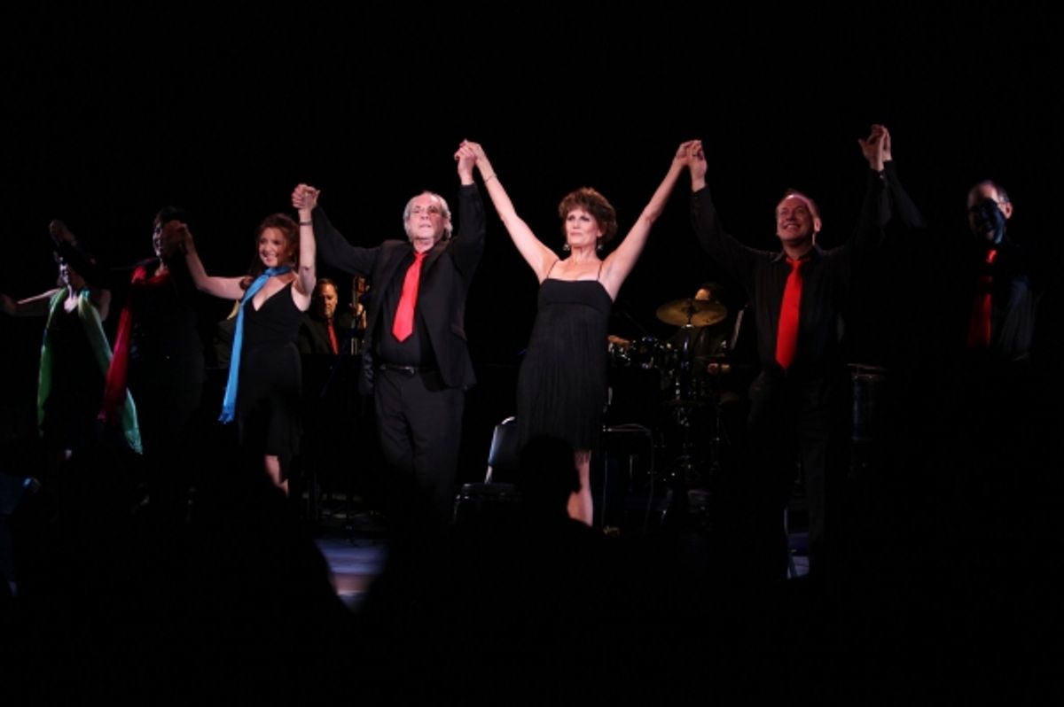 Robert Klein & Lucie Arnaz with ensemble at 