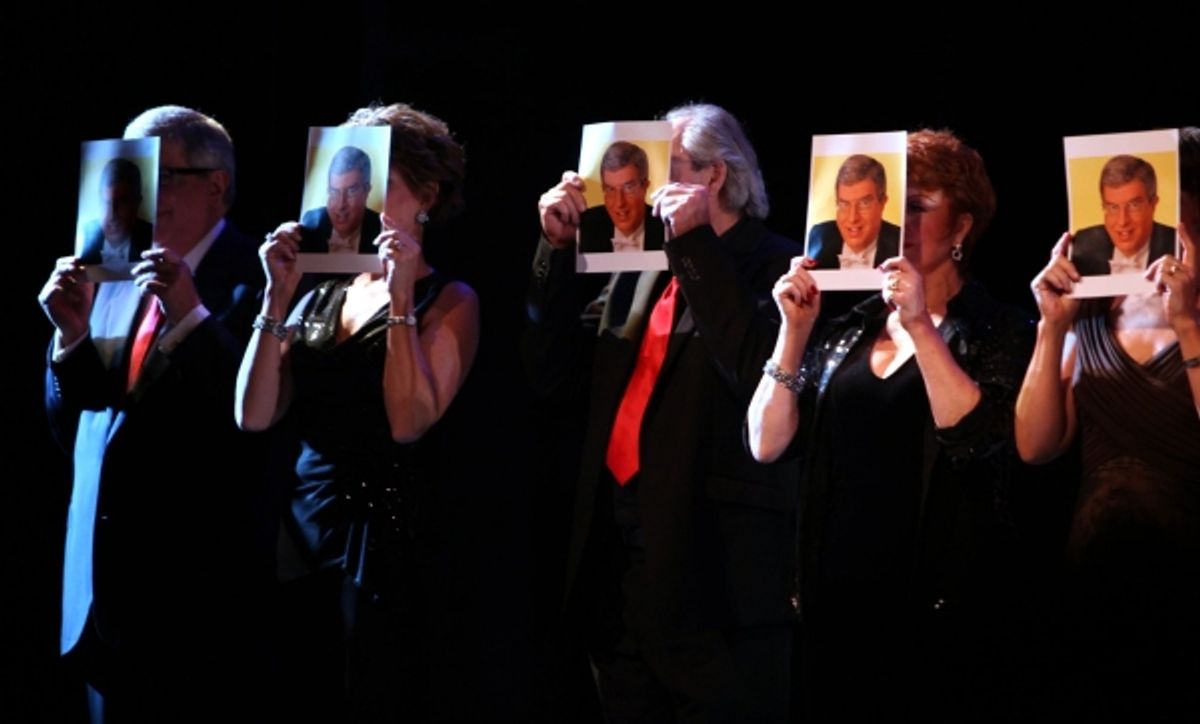 Marvin Hamlish, Lucie Arnaz, Kevin Kline, Donna McKechnie & Priscilla Lopez at 