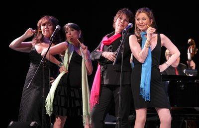 Debbie Gravitte, Lynne Lamberis, Marsha Waterbury & Donna Murphy ( The voices of Soni Photo