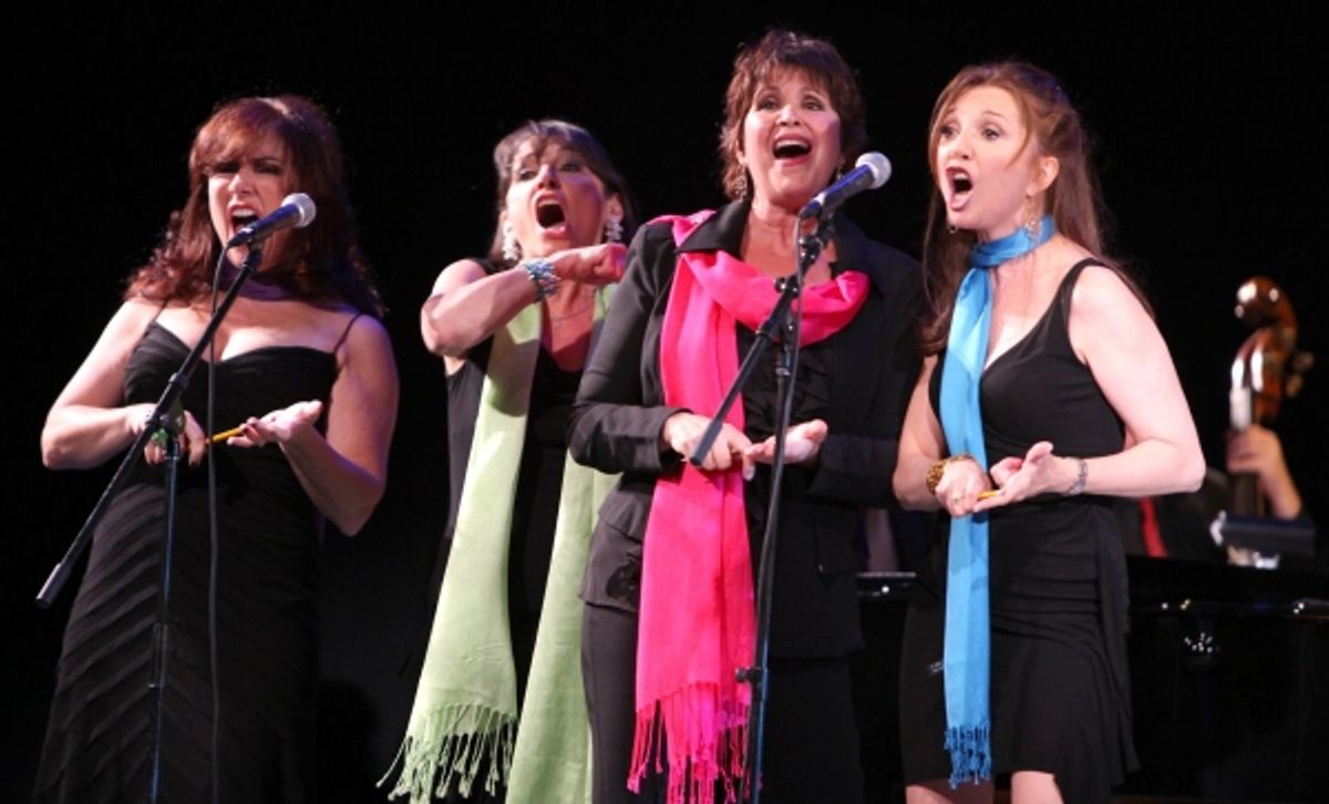 Debbie Gravitte, Lynne Lamberis, Marsha Waterbury & Donna Murphy ( The voices of Sonia ) at 