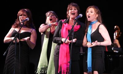 Debbie Gravitte, Lynne Lamberis, Marsha Waterbury & Donna Murphy ( The voices of Soni Photo