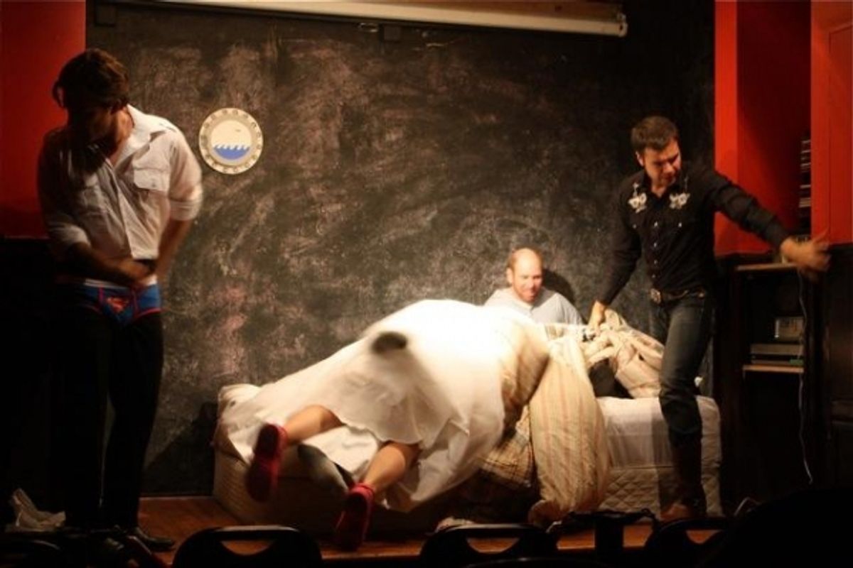 Mike Doyle, Cathy Curtin, Jeffrey Nauman and Stephen Bel Davies at 