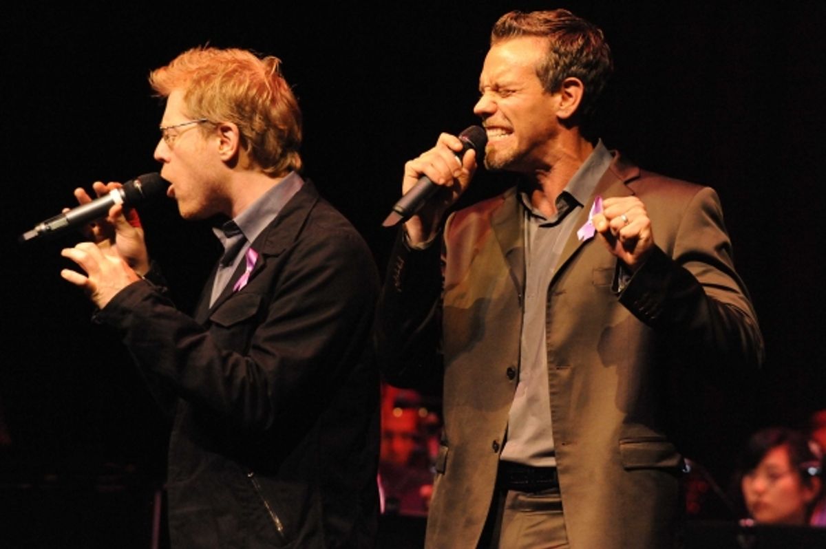 Anthony Rapp and Adam Pascal at 