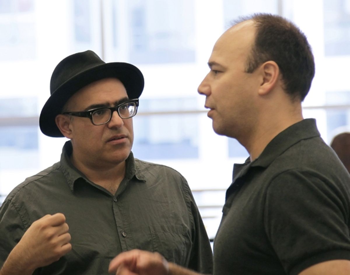 David Yazbek and Danny Burstein at 