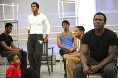 Joshua Henry and SCOTTSBORO Cast
 Photo