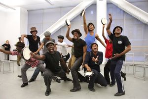 Joshua Henry and the cast of SCOTTSORO BOYS Photo