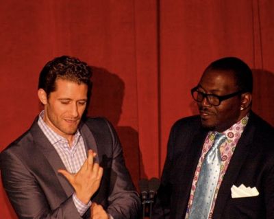 Matthew Morrison and Randy Jackson Photo