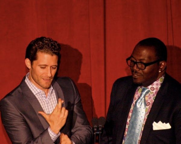 Matthew Morrison and Randy Jackson Photo