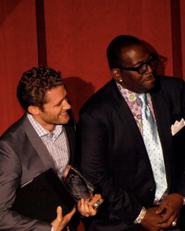Matthew Morrison and Randy Jackson Photo