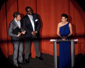 Matthew Morrison, Randy Jackson and Teri Hatcher Photo