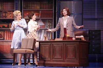 Diana DeGarmo as Doralee Rhodes, Mamie Parris as Judy Bernly and Dee Hoty as Violet N Photo