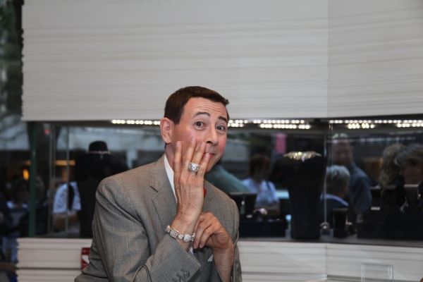 Pee-Wee Herman and his bling!
 Photo