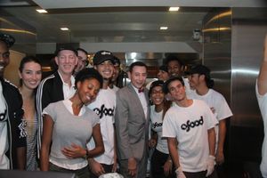 Pee-wee Herman and his new friends Photo