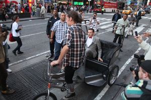 Pee-wee Herman does Times Square Photo