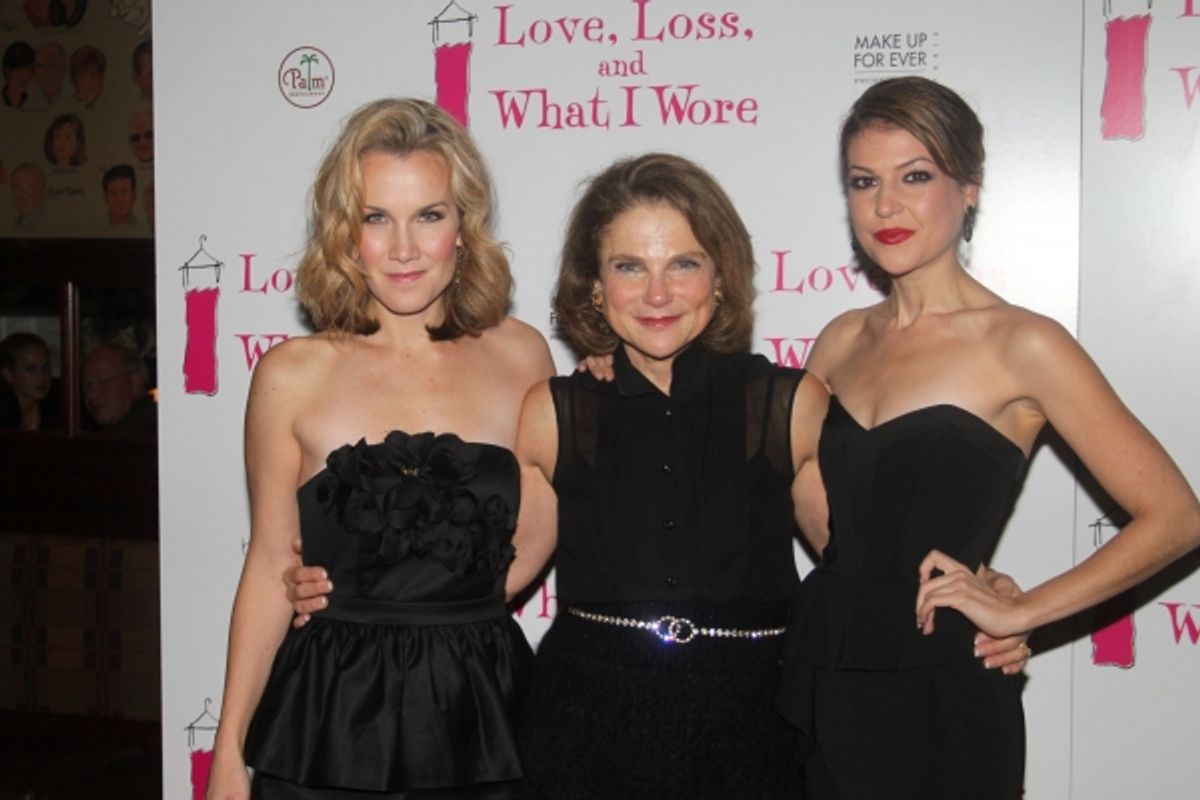 Erin Dilly, Tovah Feldshuh and Ashley Austin Morris at 