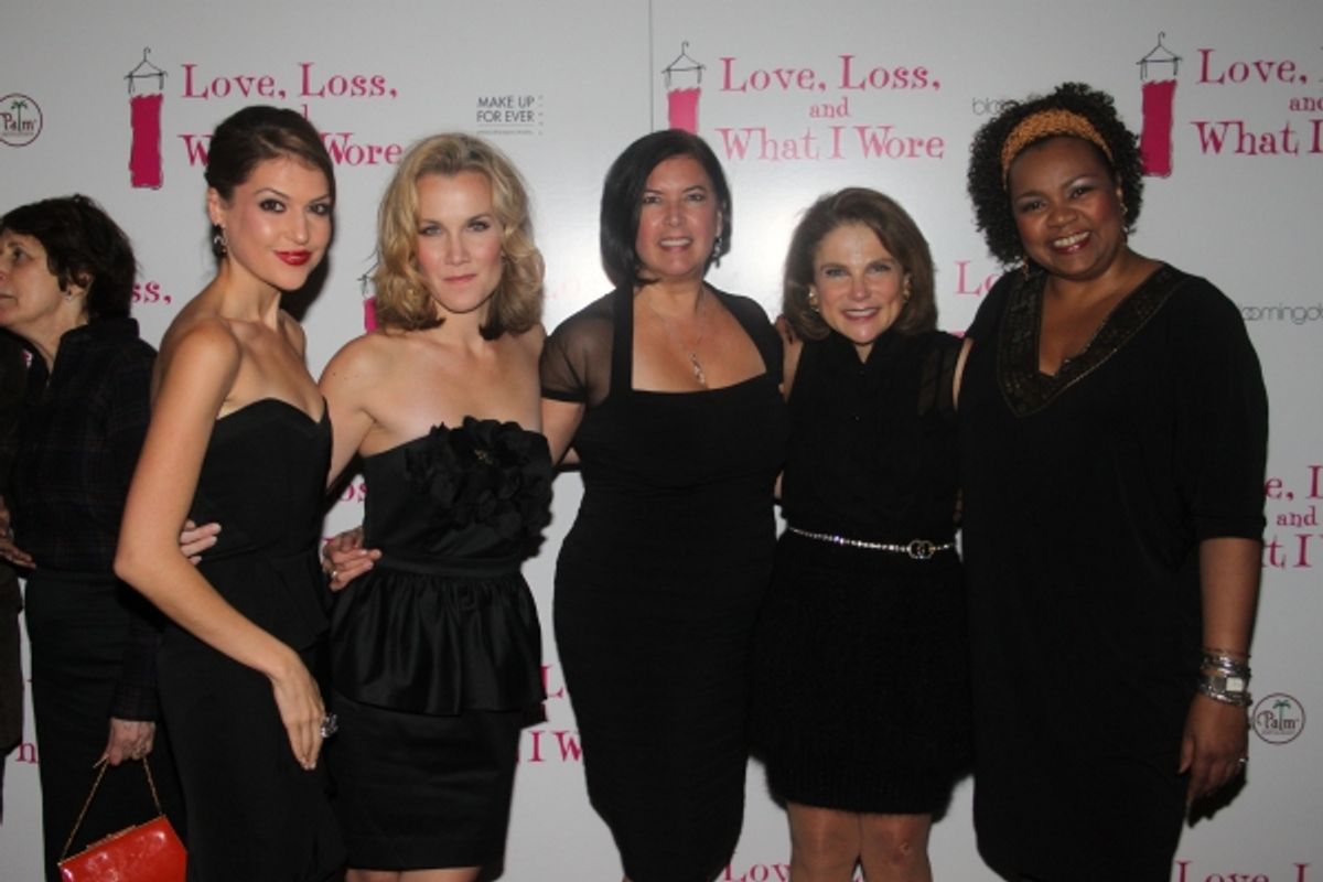 Ashley Austin Morris, Erin Dilly, Karen Carpenter, Tovah Feldshuh and Aisha de Haas at 