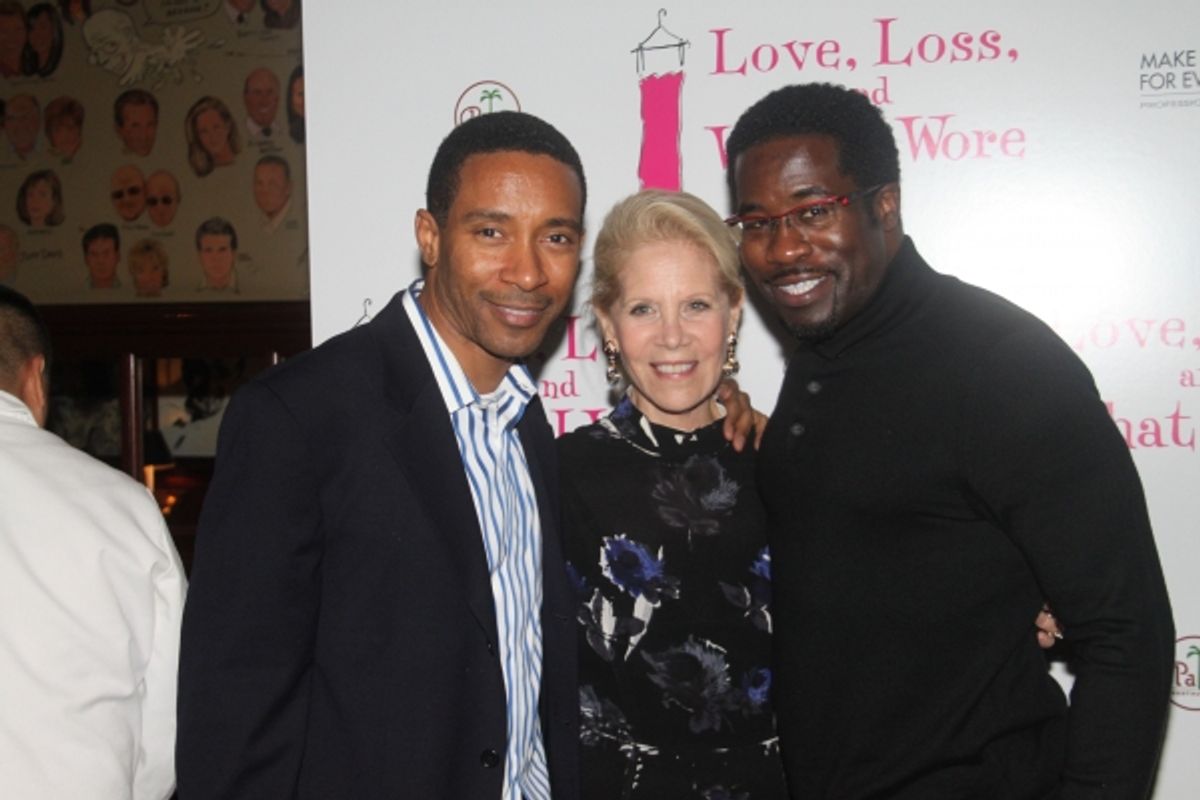 Charles Randolph Wright, Daryl Roth and Daniel Beaty at 