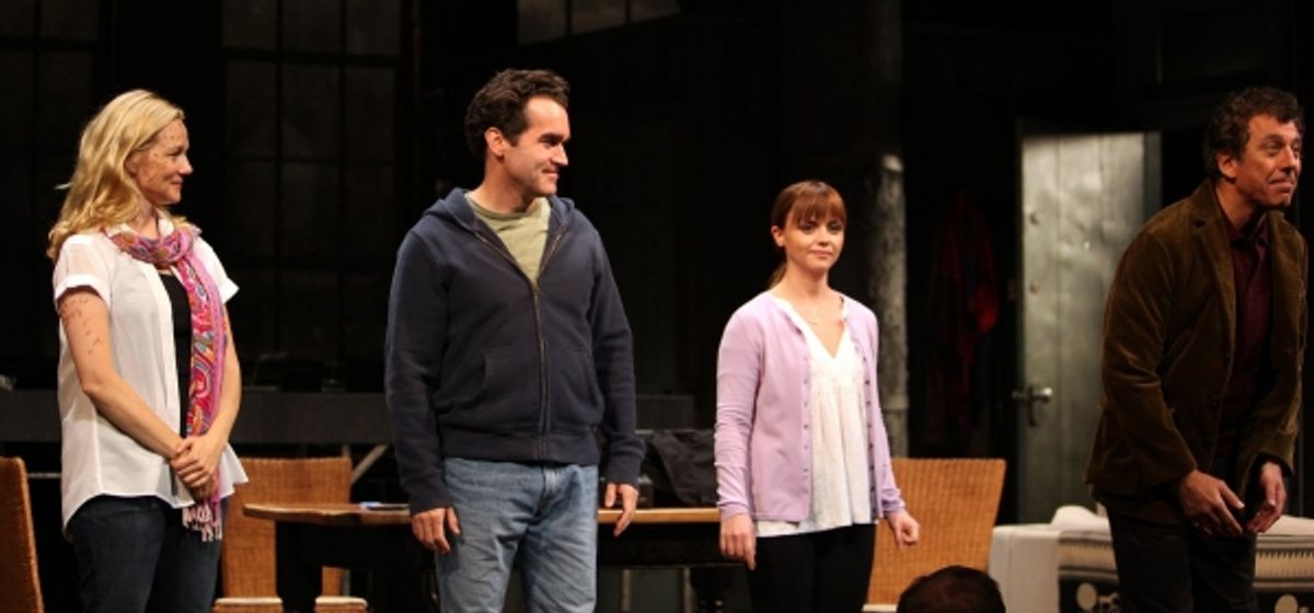 Laura Linney, Brian D'Arcy James, Christina Ricci & Eric Bogosian at 