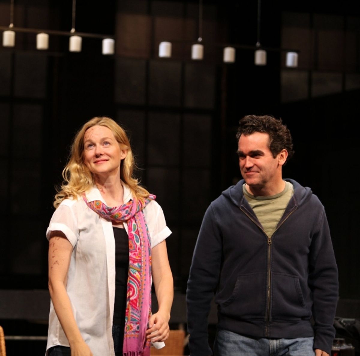 Laura Linney and Brian D'Arcy James at 
