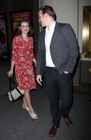 Elvy Yost & David Harbour
 Photo