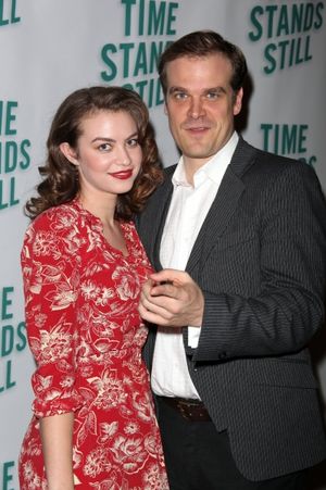 Elvy Yost & David Harbour
 Photo