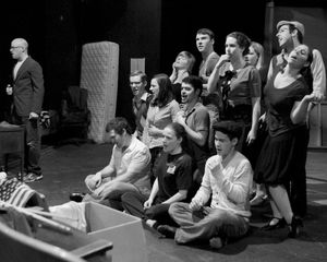 Zev Steinberg and Tyler Davis, Anna Schutz, David Geinosky, Chelsea Paice, Michael Ga Photo