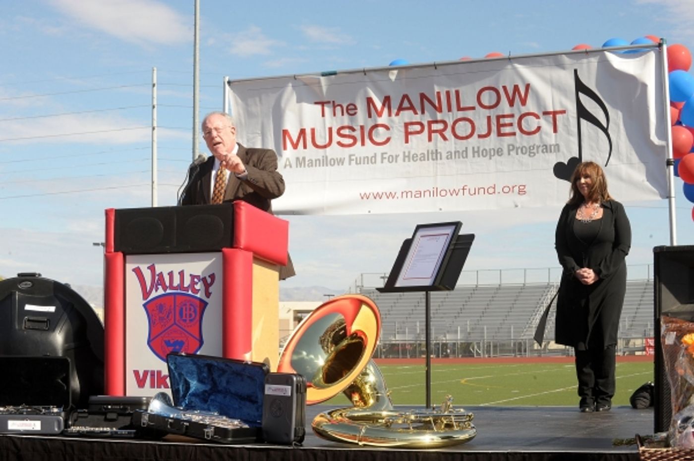 Photo Flash: Manilow Music Project Donates Instruments In Vegas Photo Flash: Manilow Music Project Donates Instruments In Vegas Image