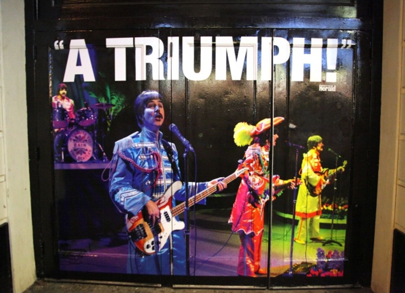 Photo Coverage: UP ON THE MARQUEE: RAIN Photo Coverage: UP ON THE MARQUEE: RAIN Image