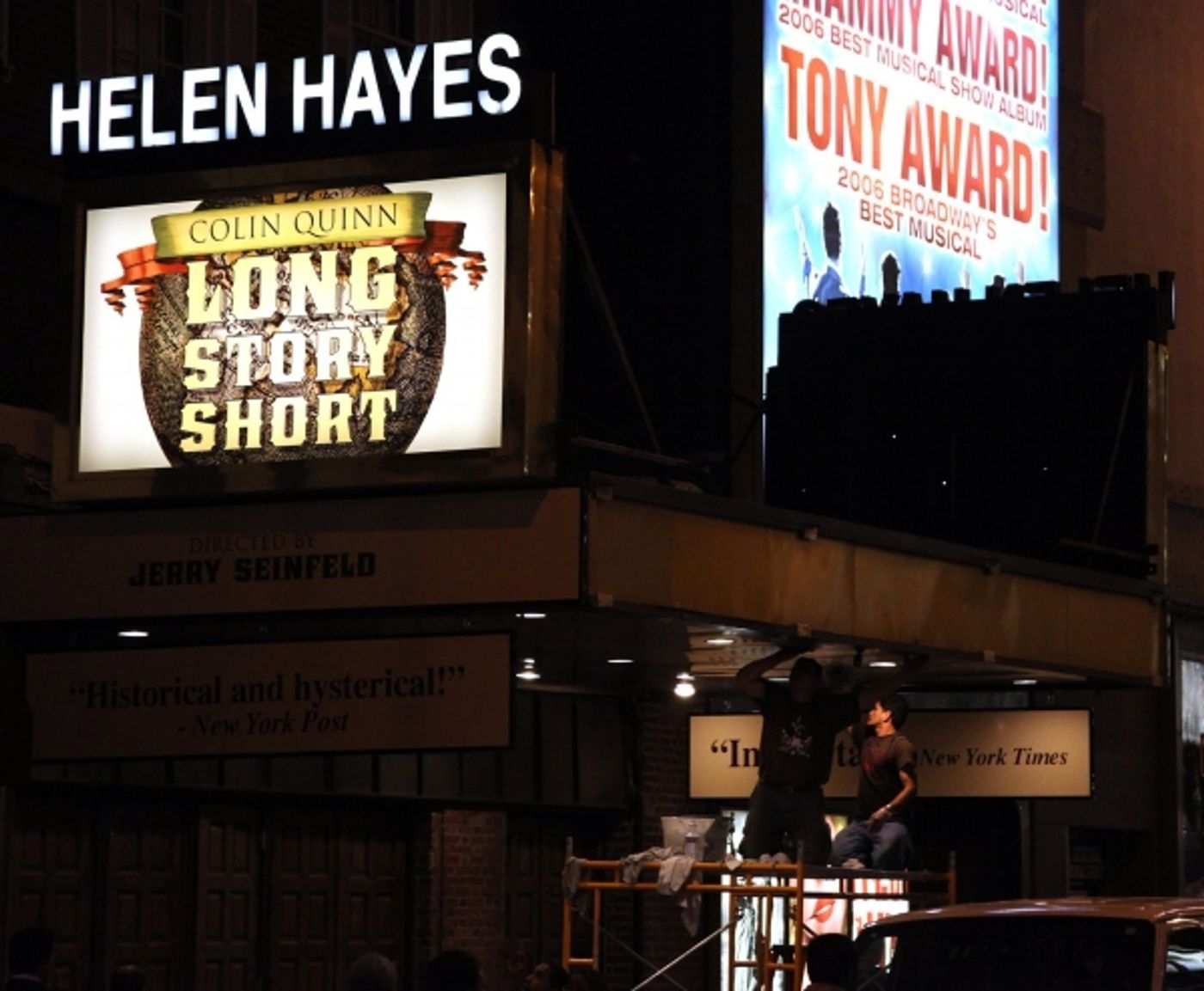 Photo Coverage: UP ON THE MARQUEE: Colin Quinn LONG STORY SHORT Photo Coverage: UP ON THE MARQUEE: Colin Quinn LONG STORY SHORT Image