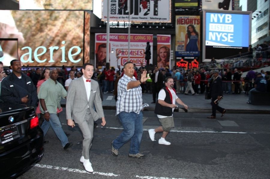 Photo Coverage: PEE-WEE Takes Times Square! Image