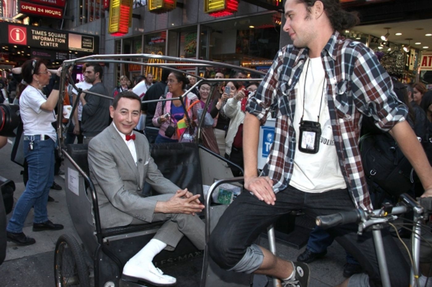 Photo Coverage: PEE-WEE Takes Times Square!  Image