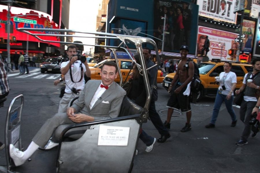 Photo Coverage: PEE-WEE Takes Times Square! Image