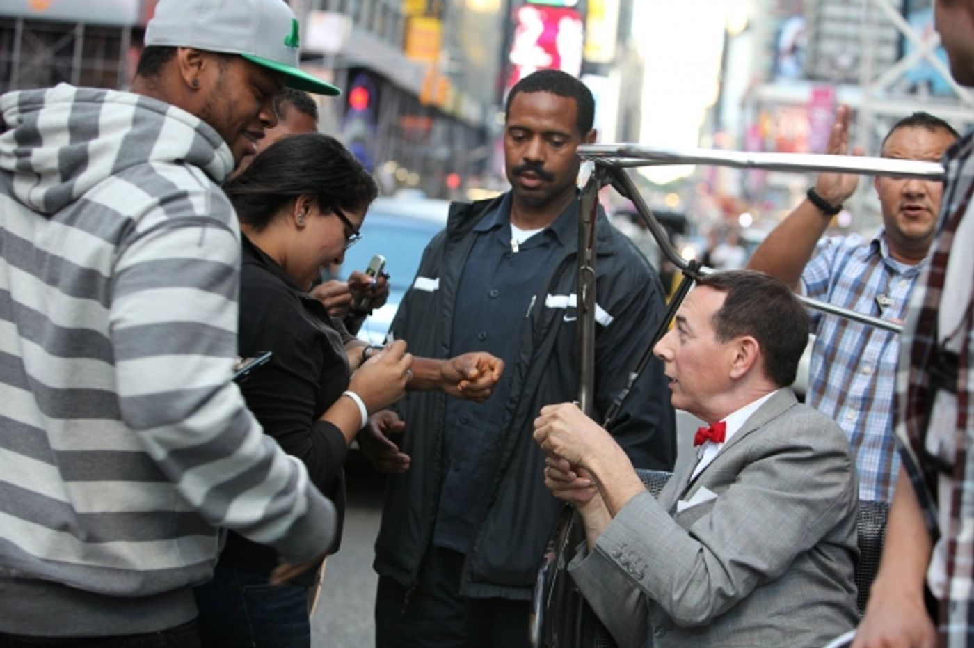 Photo Coverage: PEE-WEE Takes Times Square!  Image