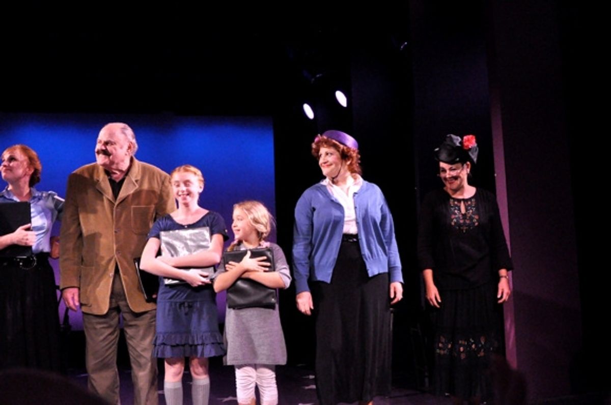 Jacquelyn Piro Donovan, George S. Irving, Juliette Allen Angelo, Tanner Tompkins,  Barbara Tirrell and Becky Barta at 