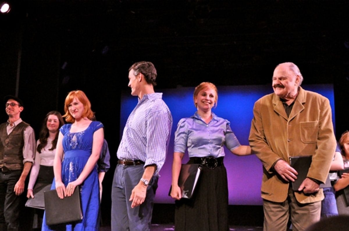 Erin Mackey, Howard McGillin, Jacquelyn Piro Donovan and George S. Irving at 