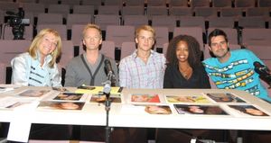 Bonnie Lythgoe, Neil Patrick Harris, Freddie Stroma, Jennifer Leigh Warren & Benny Ha Photo