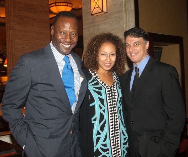 Gregory Generet, Tamara Tunie and Robert Cuccioli Photo