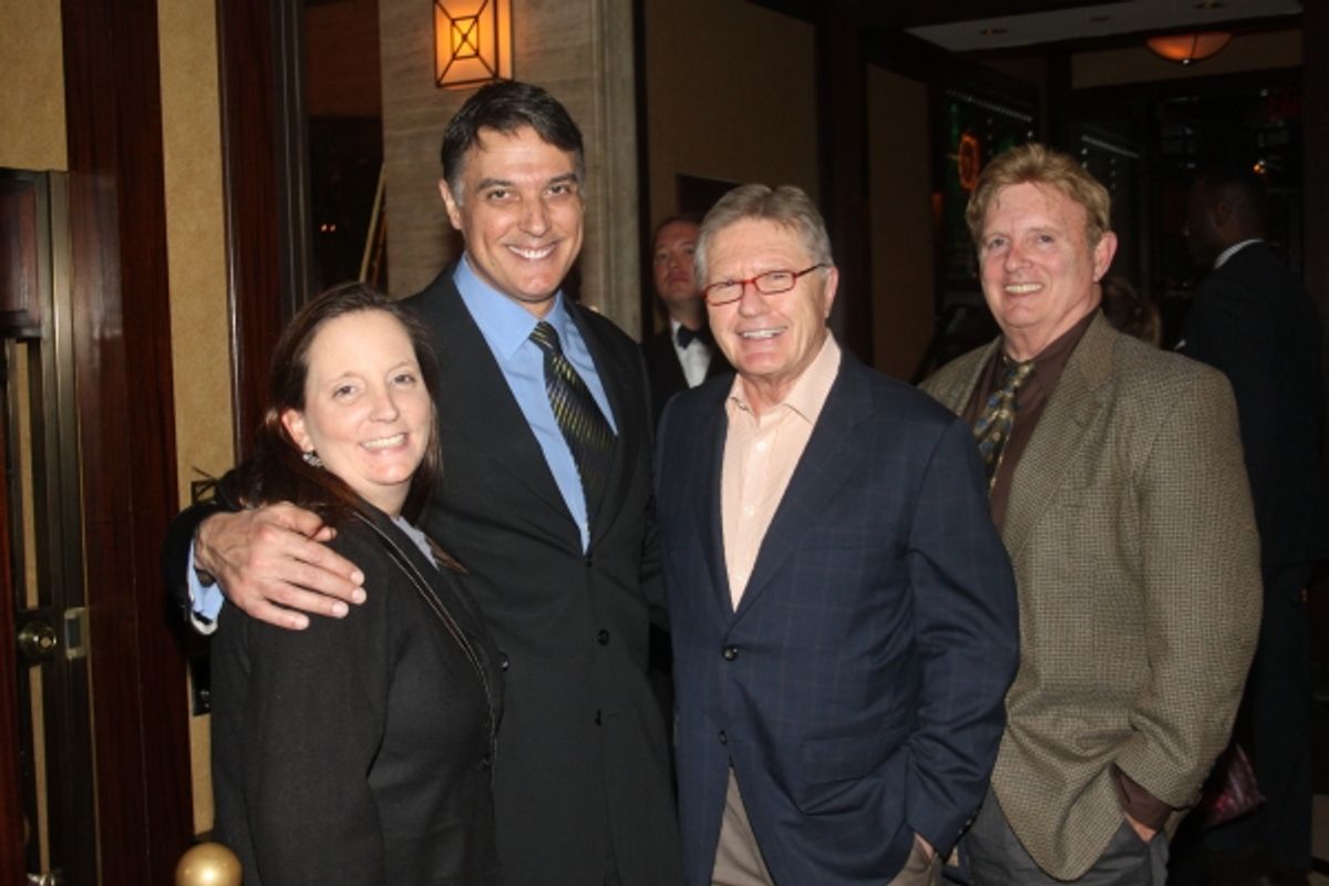 Robert Cuccioli and the Westchester Broadway Theatre Folks: Lisa Tiso, Robert Funking and Bill Stutler at 