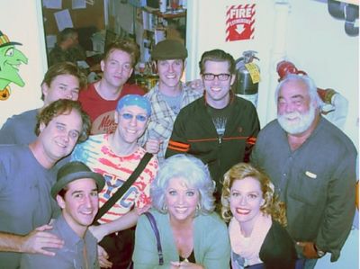 Paula Dean with the Cast of MILLION DOLLAR QUARTET Photo