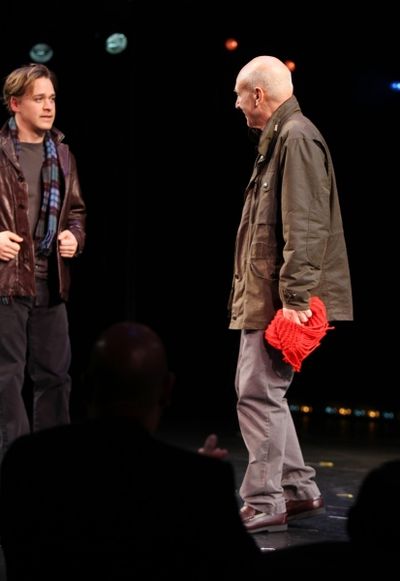 T.R. Knight and Patrick Stewart Photo