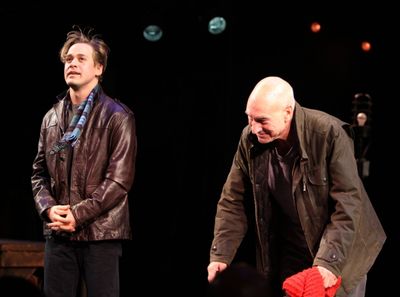 T.R. Knight and Patrick Stewart Photo