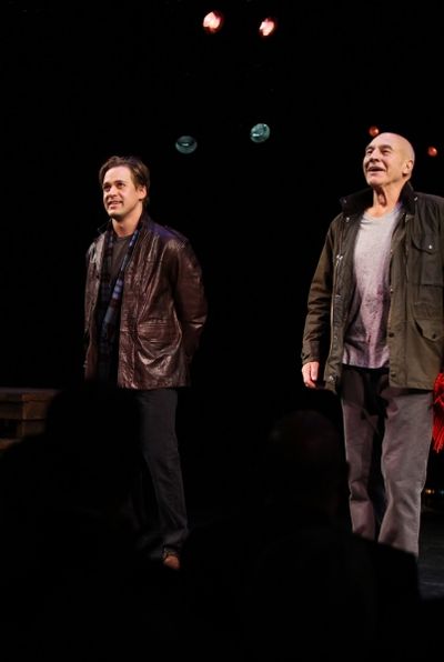 T.R. Knight and Patrick Stewart Photo