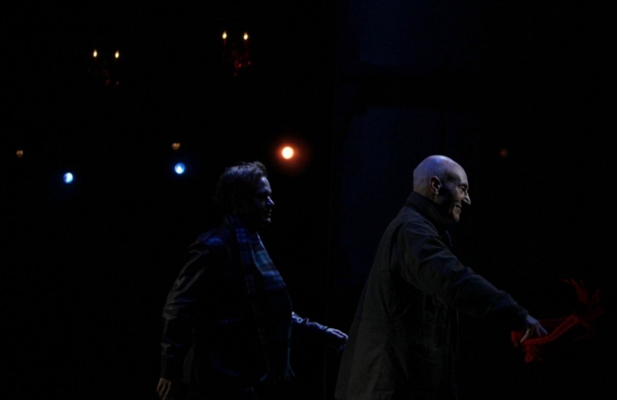 T.R. Knight and Patrick Stewart at 