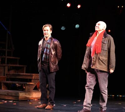T.R. Knight and Patrick Stewart Photo