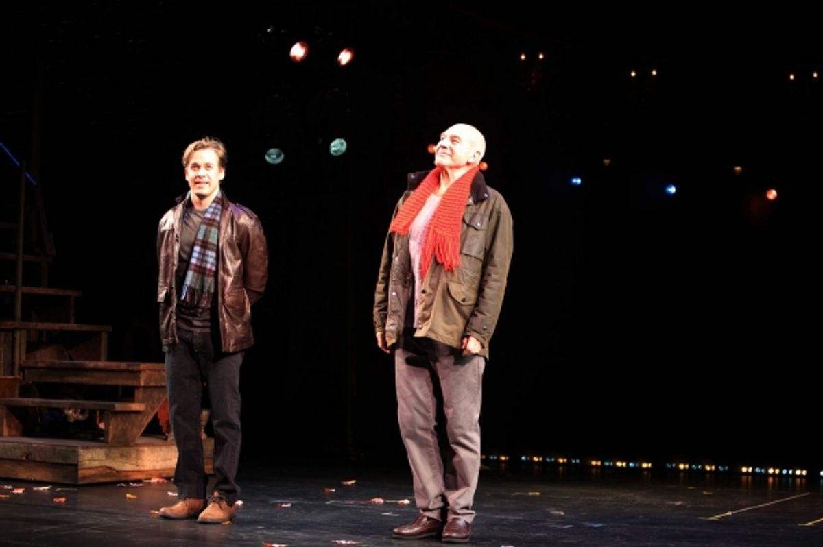 T.R. Knight and Patrick Stewart at 