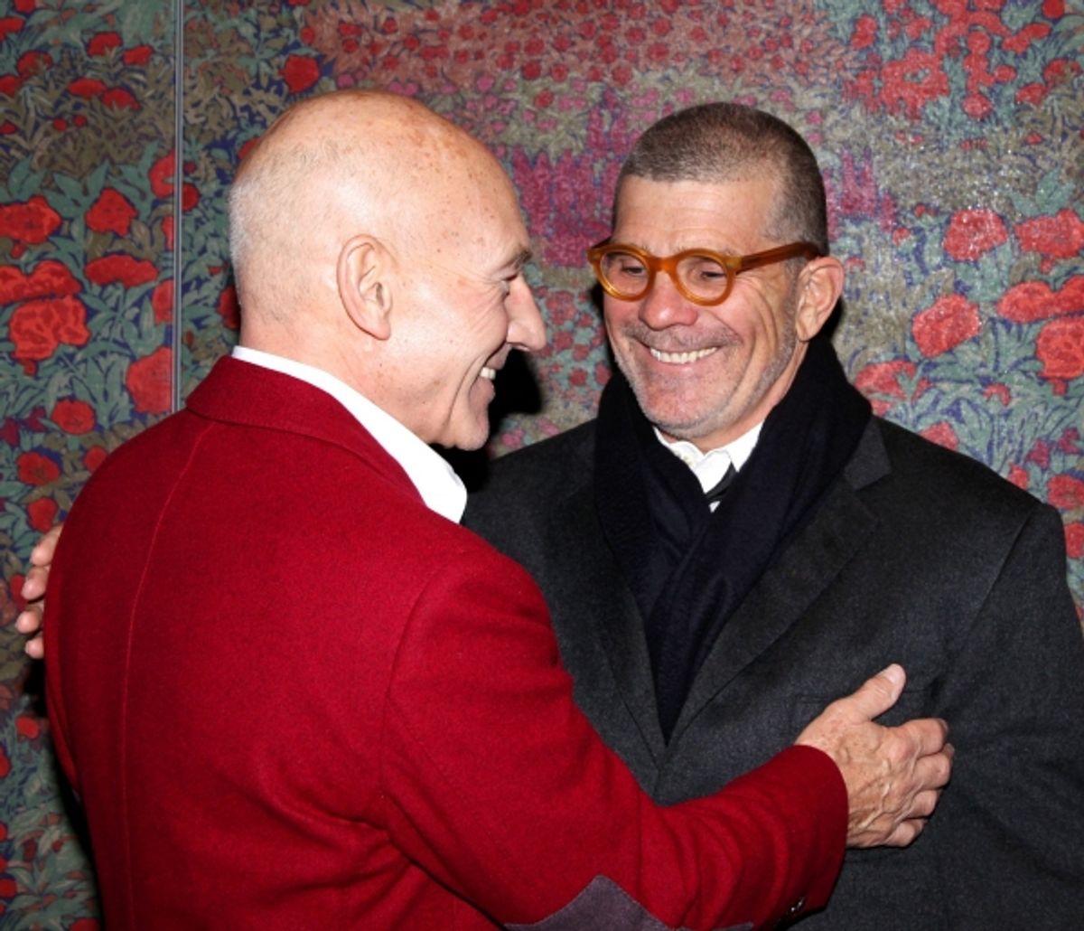 Patrick Stewart and David Mamet at 